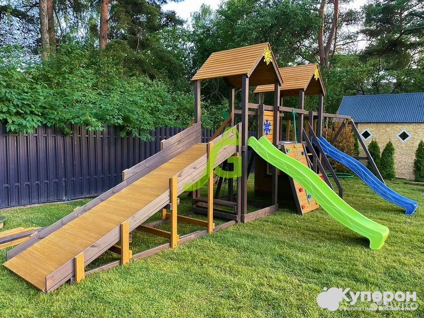 Всесезонные детские площадки под ключ