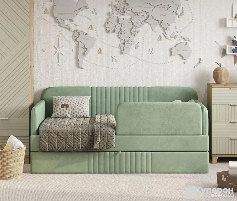 Детская мягкая кровать-диван