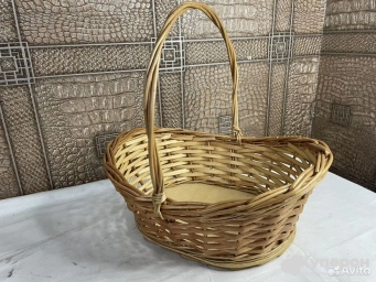 Корзина плетеная большая