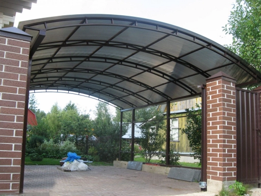 Навесы из поликарбоната в Сергиевом Посаде Хотьково Пушкино